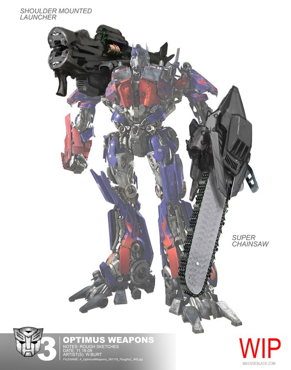 Transformers Dark Of The Moon Concept Art Massive Black  (5 of 10)